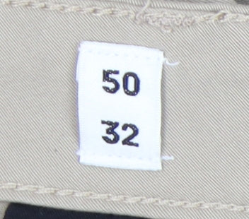 Jack & Jones Men's Beige Cargo Trousers Size 50