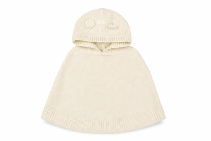 Gap Girls Ivory Knit Cape Jumper, Hooded, 3 Years