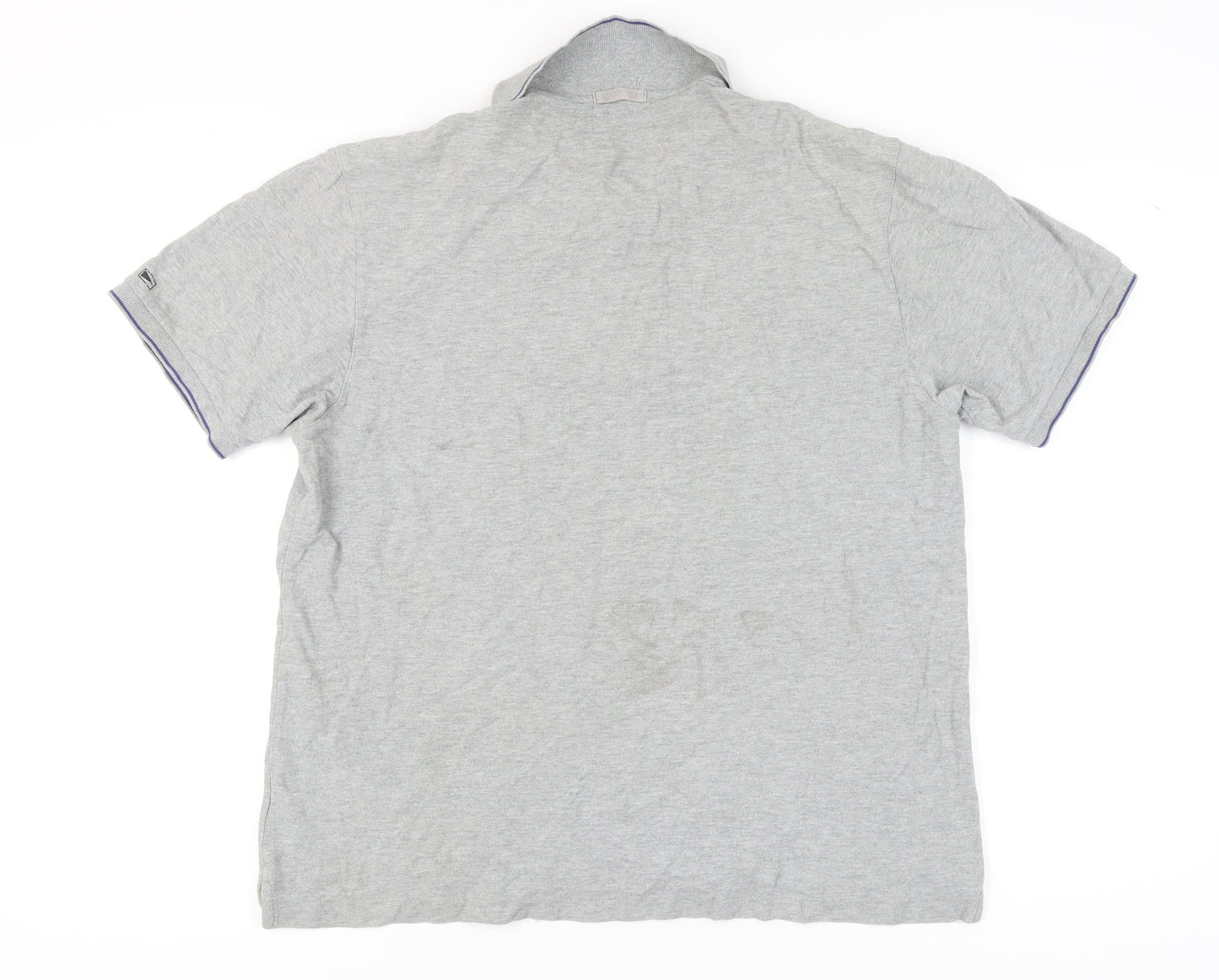 Marks and Spencer Men's Grey Polo Shirt M Golf