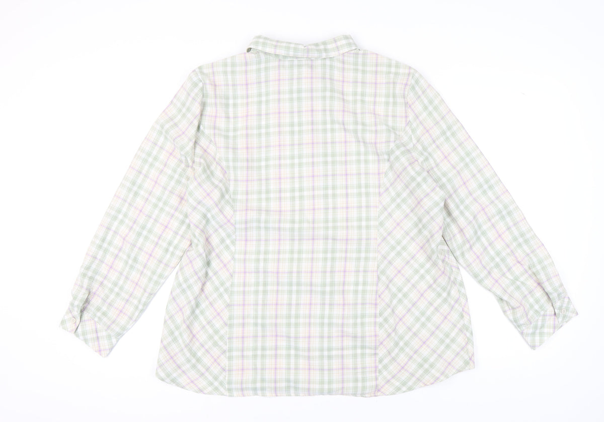 Isle Women's Multicoloured Button-Up Shirt - Size 24