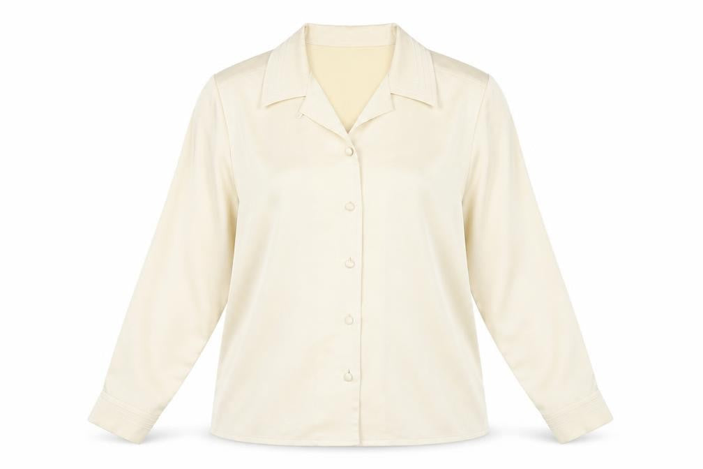 Viyella Women's Beige Button-Up Shirt Size 12