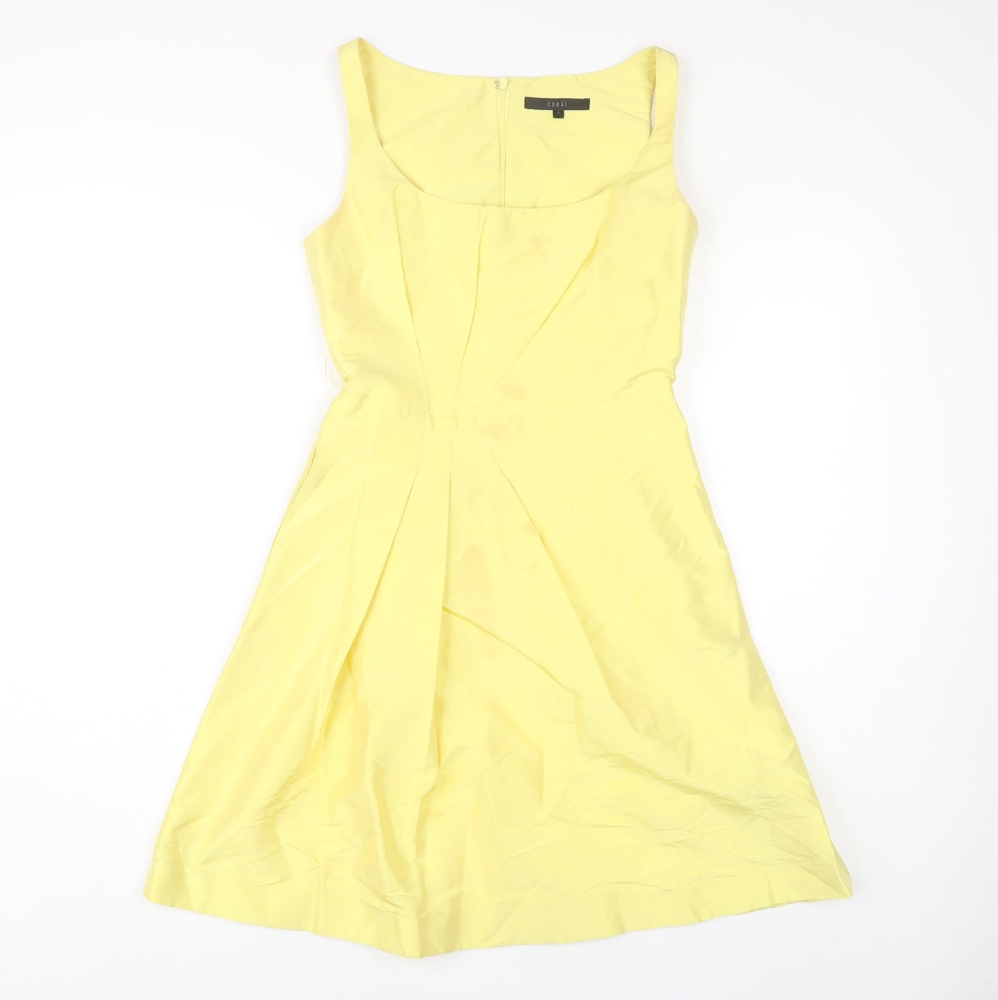 Coast Women’s Yellow Silk Dress Size 6