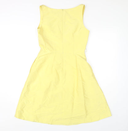 Coast Women’s Yellow Silk Dress Size 6