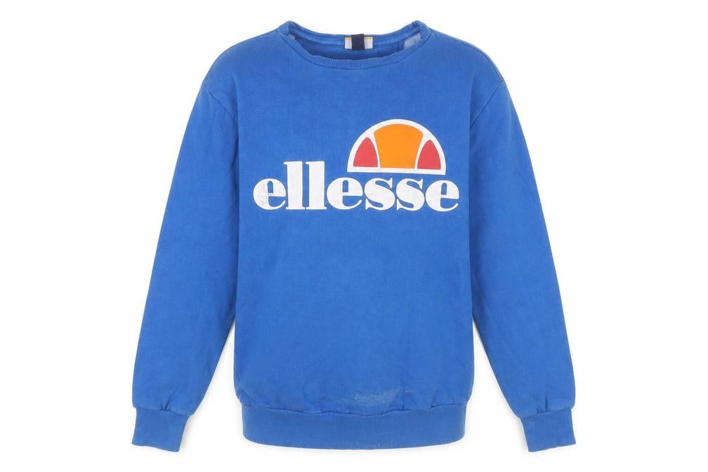 Ellesse Men's Blue Pullover Sweatshirt XS, Logo Print