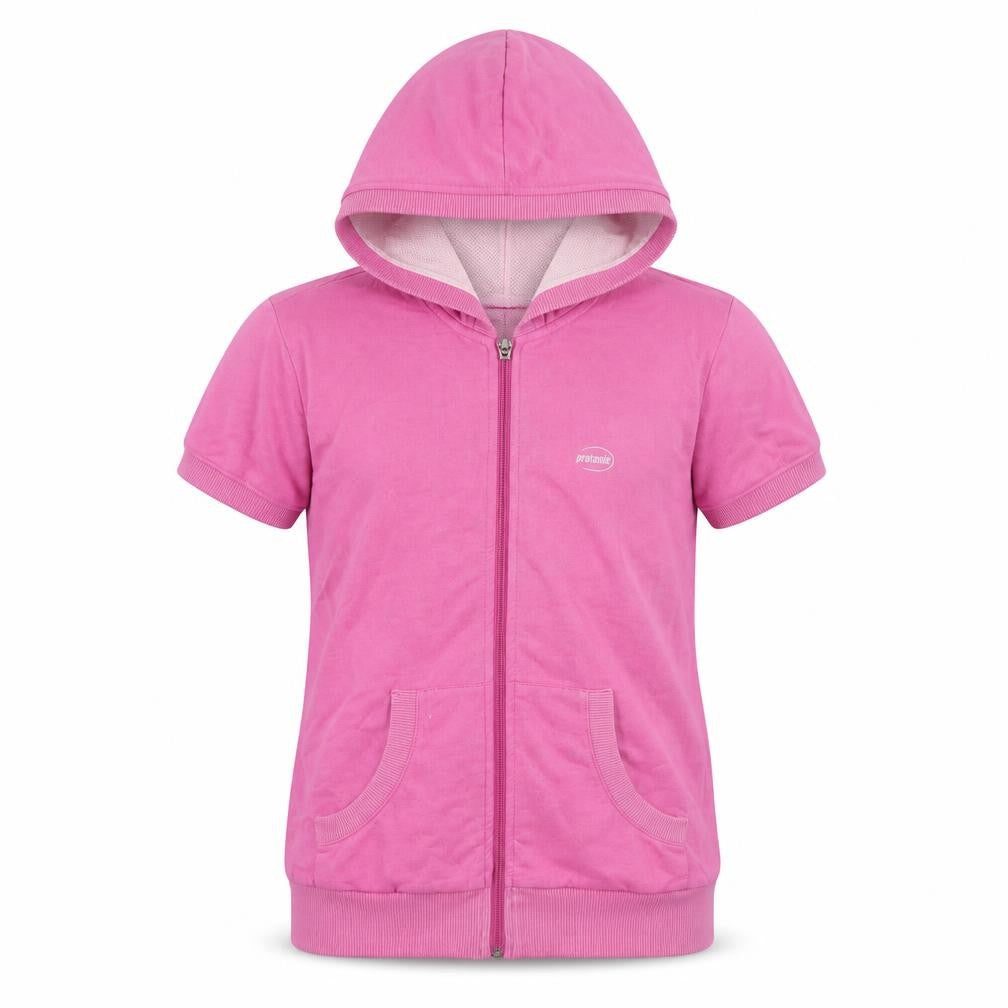 Protonic Girls Pink Full Zip Hoodie Medium Lightweight