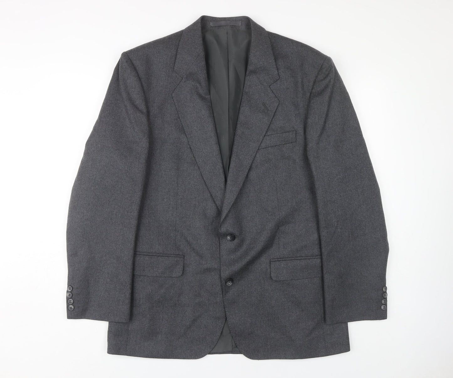 Centaur Grey Wool Men's Blazer, Size 42, Formal Wear