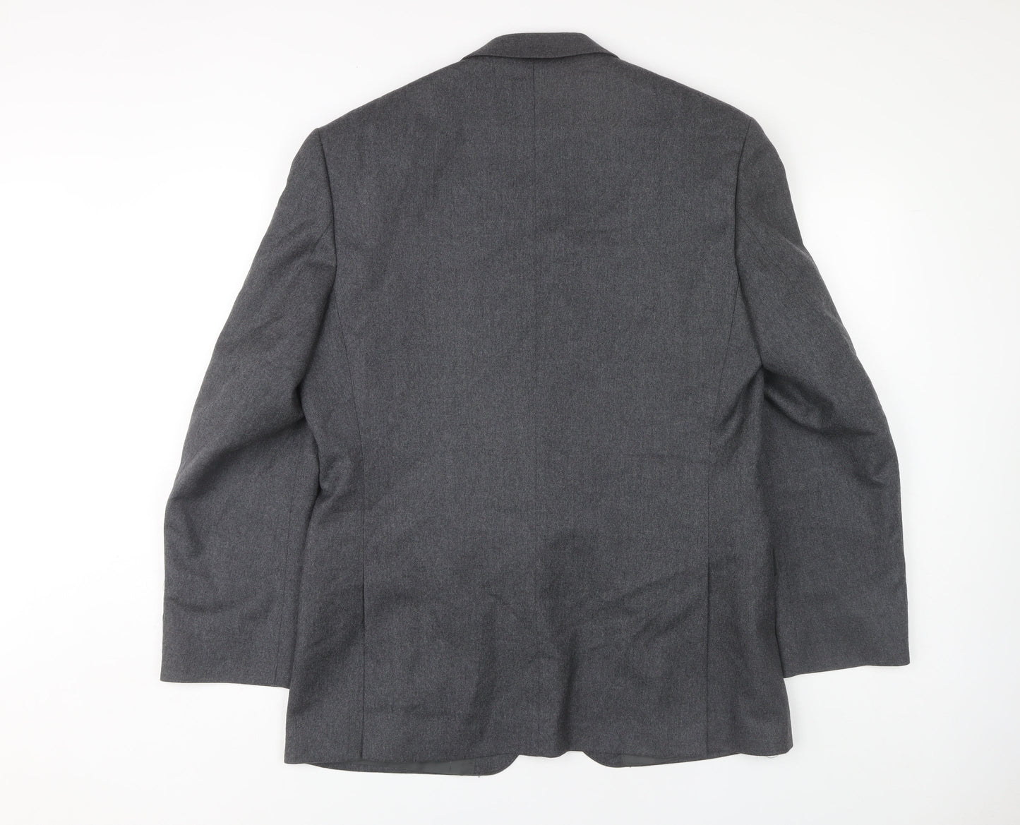 Centaur Grey Wool Men's Blazer, Size 42, Formal Wear