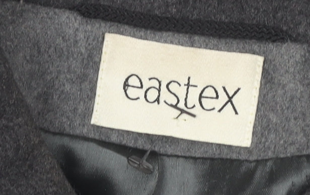 Eastex Women's Grey Wool Cashmere Overcoat Size 18