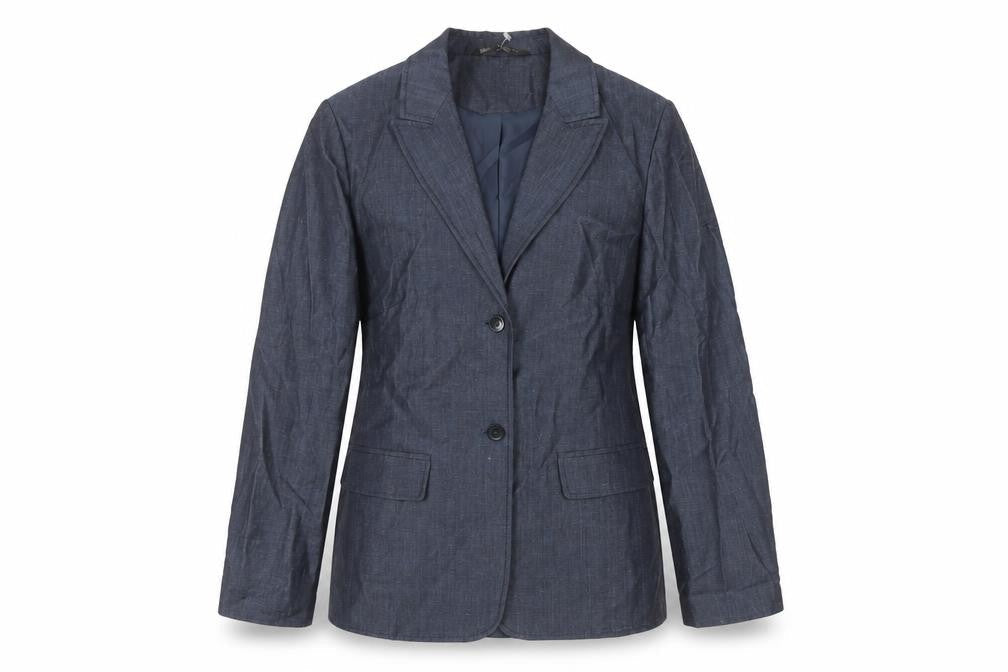 Laura Ashley Women's Blue Blazer Size 14 Wool Blend