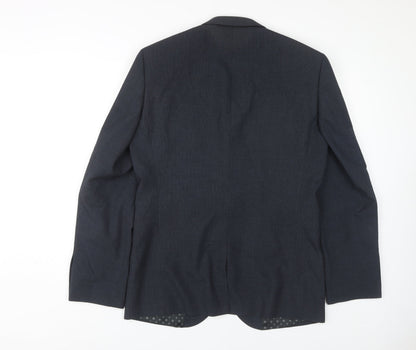 Next Men's Blue Blazer Size 40 Single-Breasted