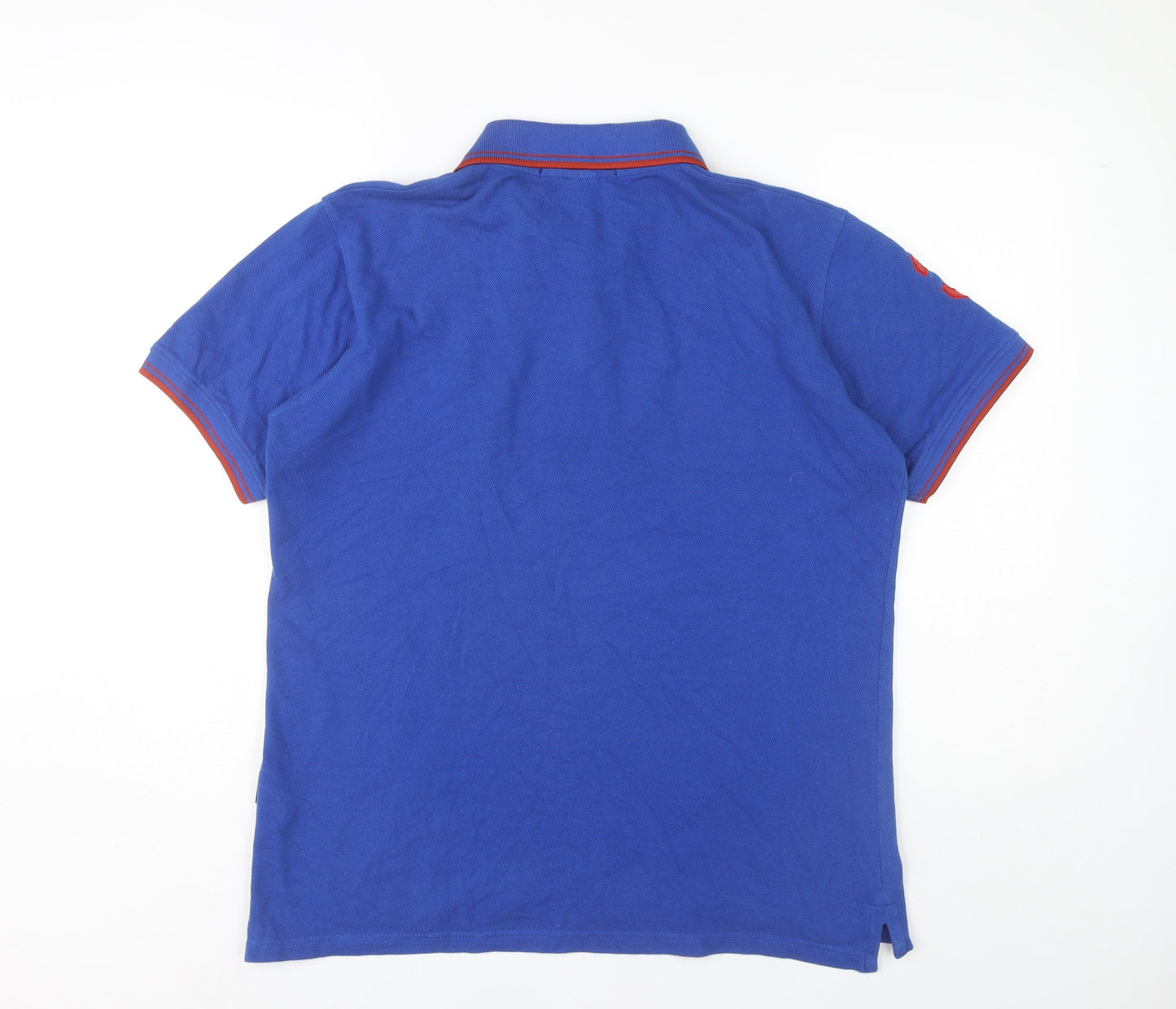 US Polo Assn Men's Blue Polo Shirt Size L American Style