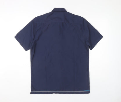 Back view of Lee Cooper Men's Blue Casual Shirt -, size S