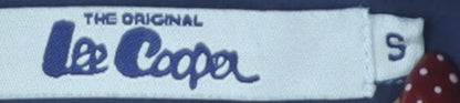 Close-up detail of Lee Cooper Men's Blue Casual Shirt -, size S