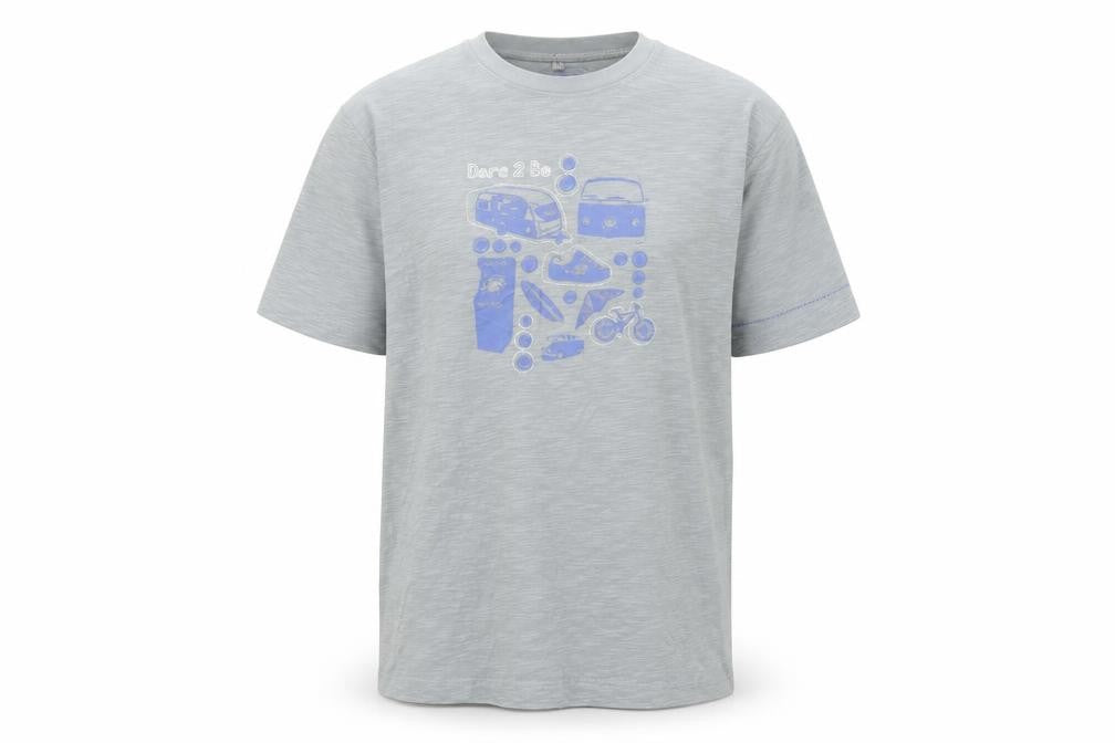 Dare 2b Men's Grey Graphic T-Shirt, Size M