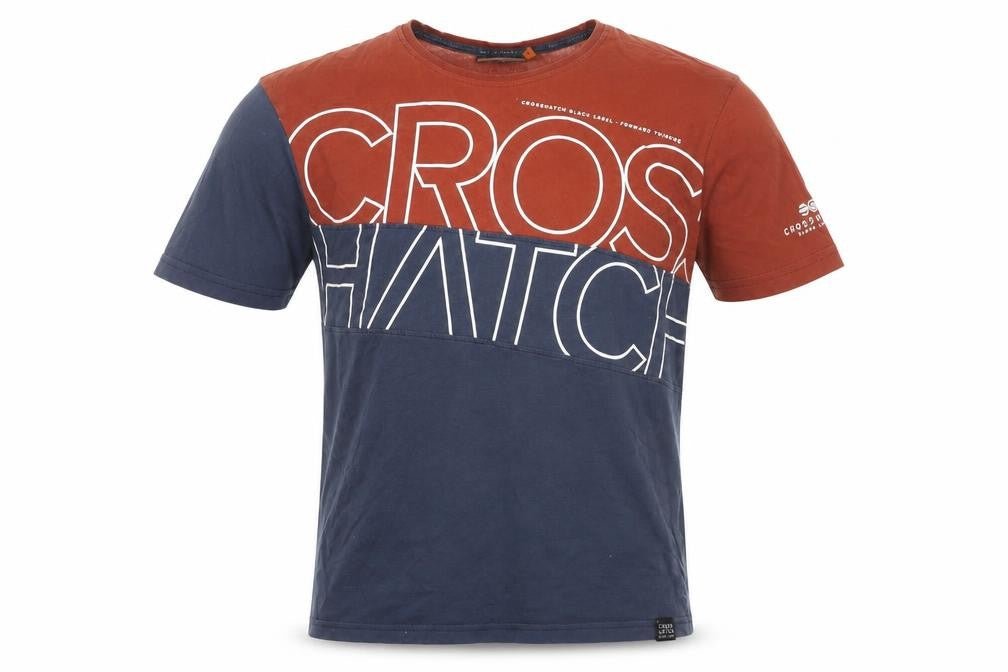 Crosshatch Men's Multicoloured Graphic T-Shirt L