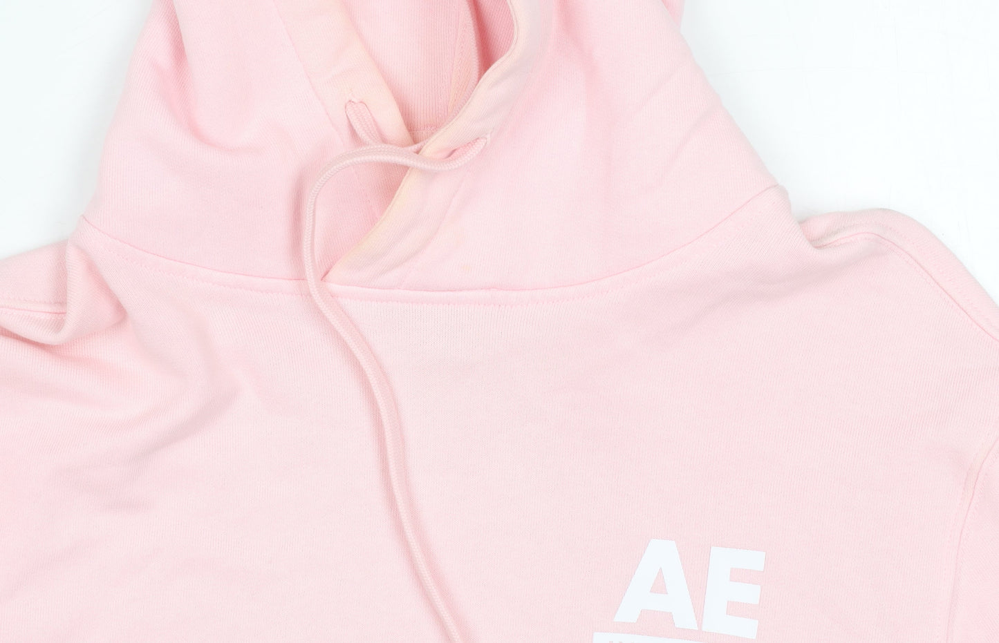 American Eagle Pink Men's Hoodie M Pullover Logo