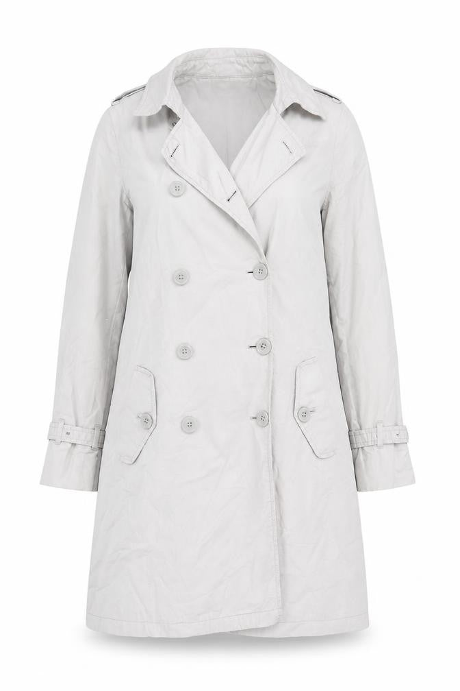 Gap Women's Grey Trench Coat Size 10