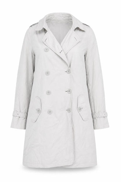 Gap Women's Grey Trench Coat Size 10
