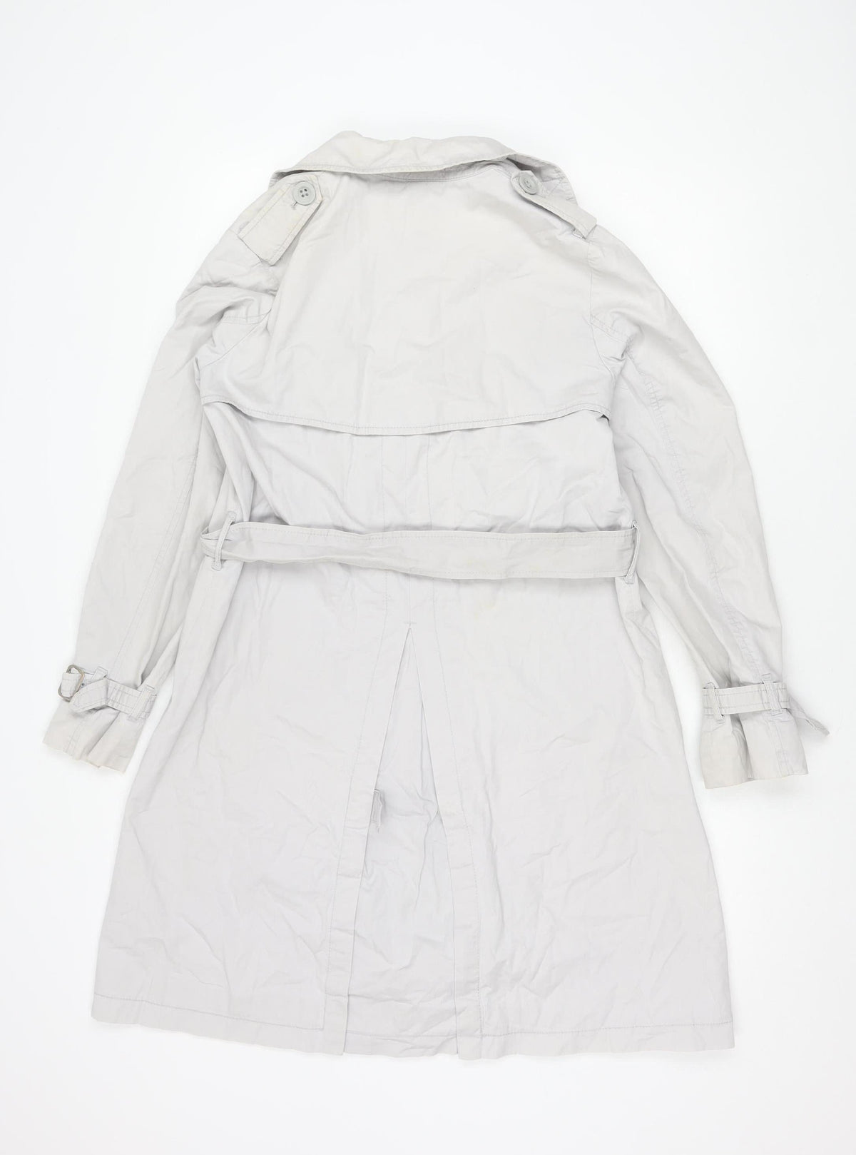 Gap Women's Grey Trench Coat Size 10