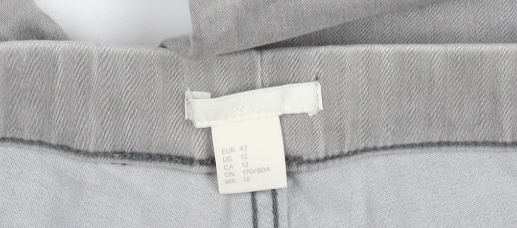 H&M Women’s Grey Regular Fit Jeans Size 14