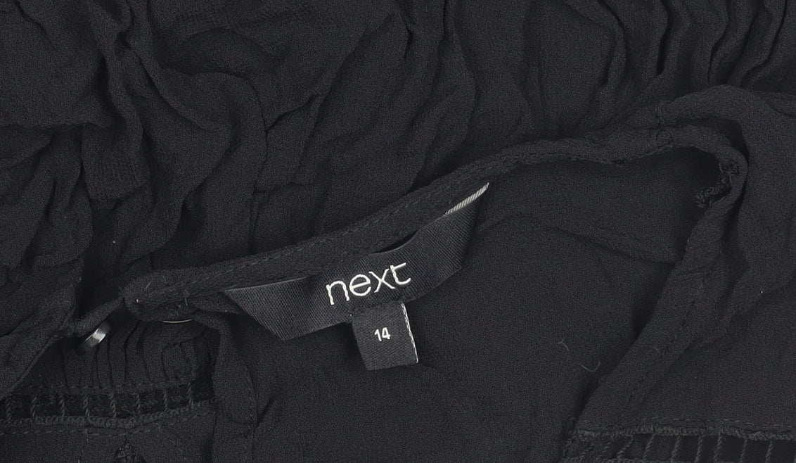 Next Women's Black Top Size 14
