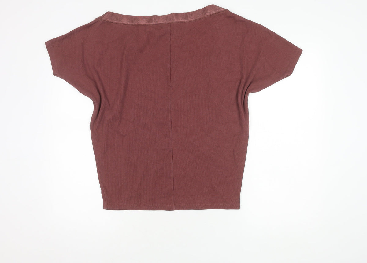 River Island Women's Brown Basic T-Shirt, Size 8