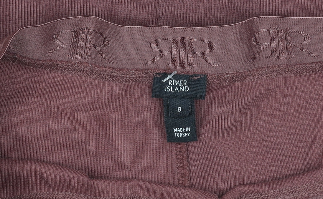 River Island Women's Brown Basic T-Shirt, Size 8