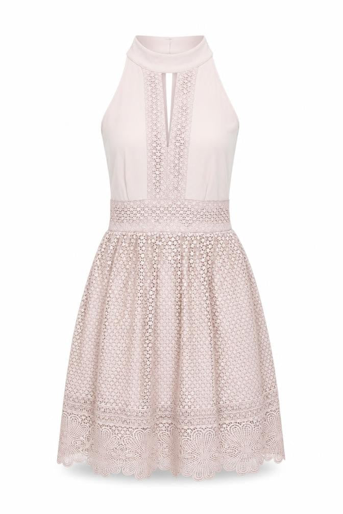 Myleene Klass Beige Fit & Flare Dress, Size 8