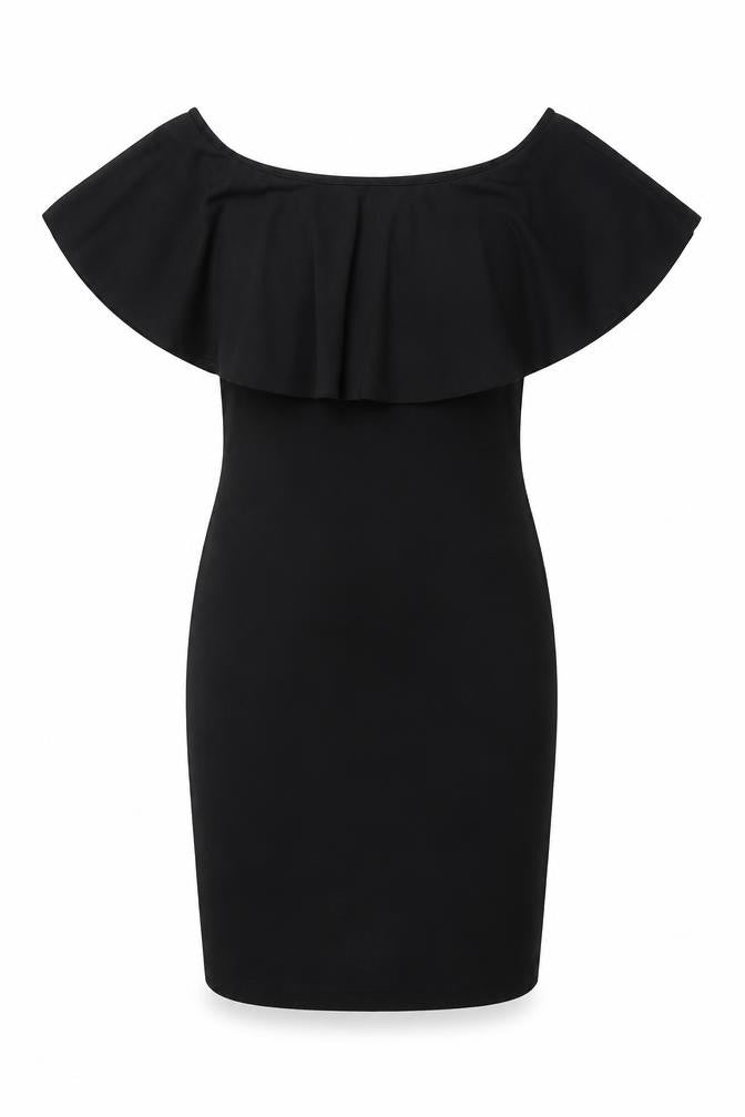 Quiz Women's Black Off the Shoulder Dress Size 12