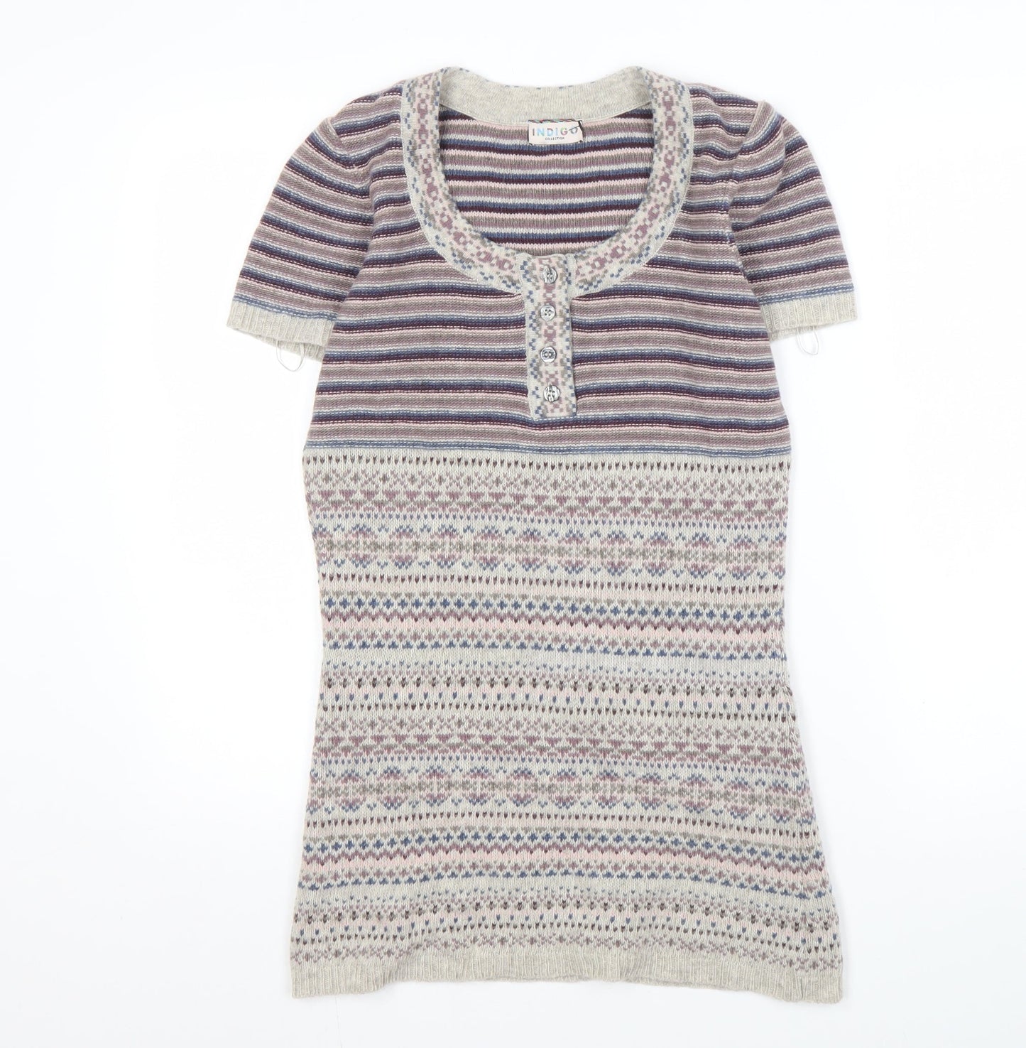 Marks and Spencer Women's Multicoloured Henley Jumper