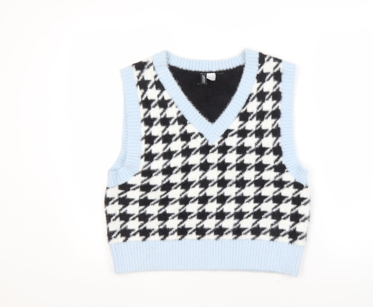 H&M Women's Multicoloured V-Neck Vest, Size 12