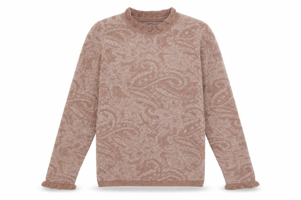 Next Women's Brown Paisley Pullover Jumper S