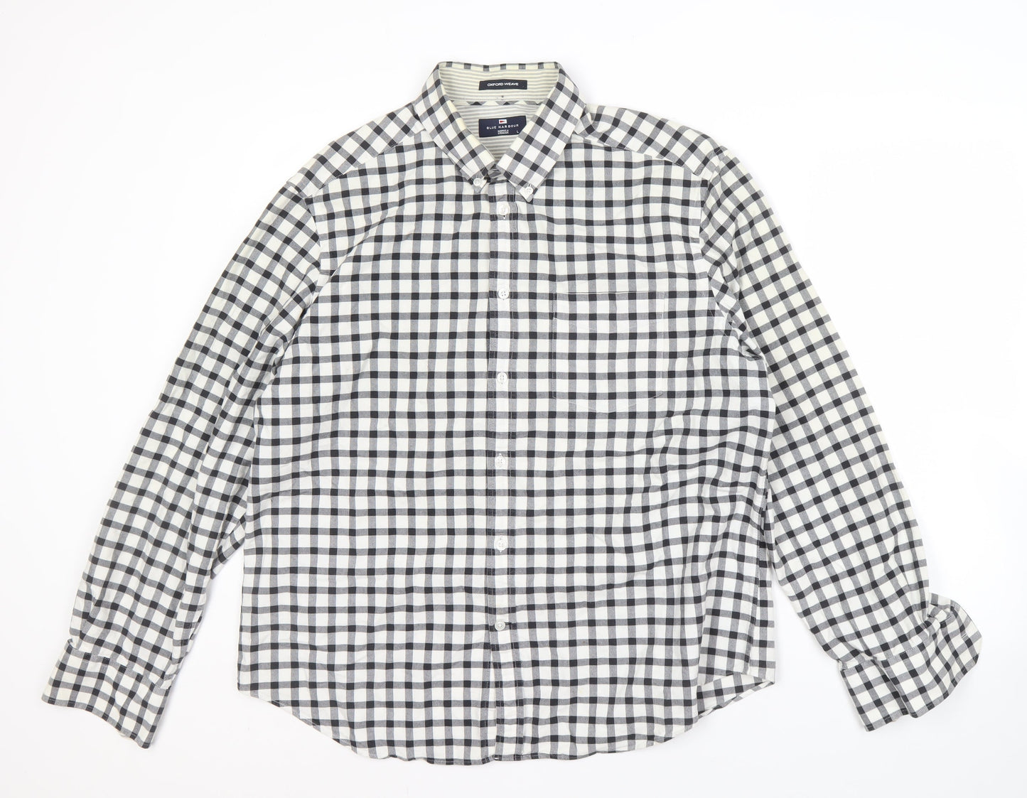 Marks & Spencer Men's Check Shirt L - Casual Style