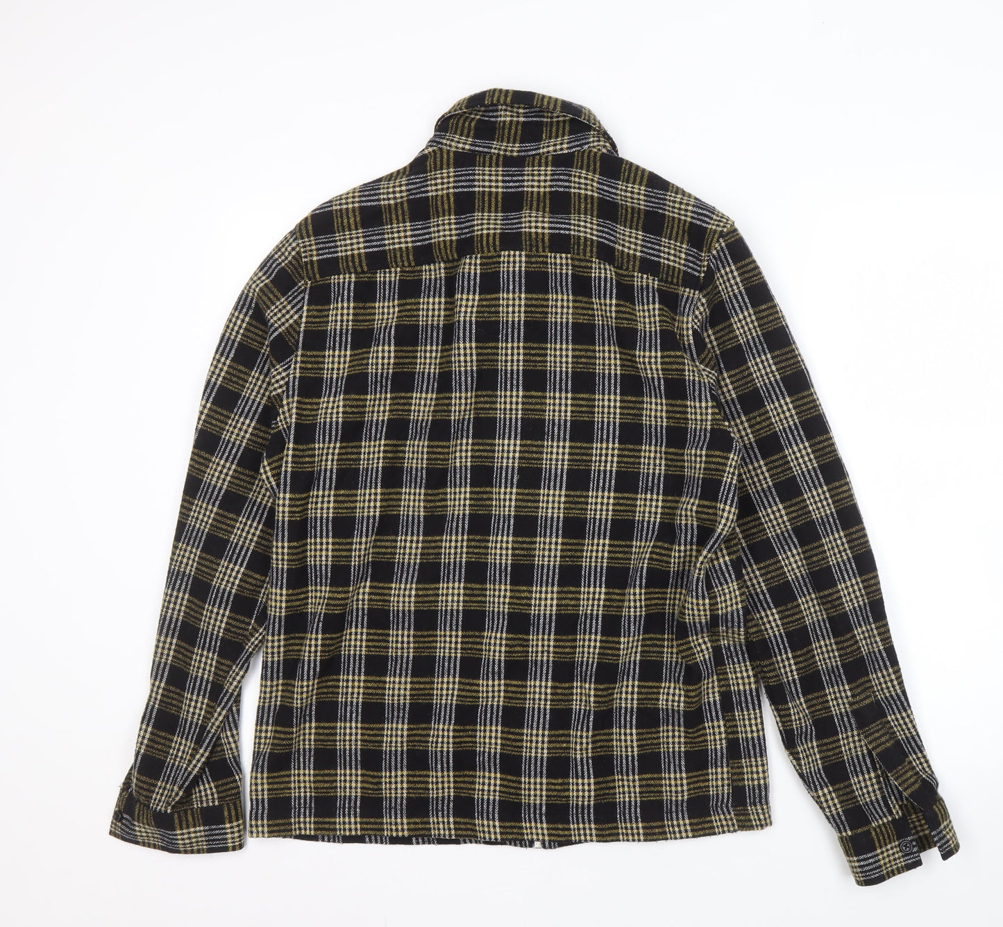 River Island Men's Black Plaid Basic Jacket M