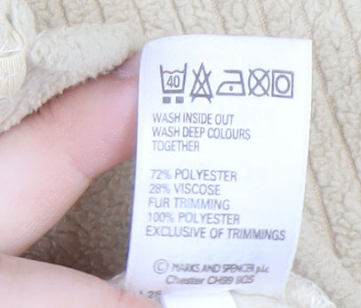 Marks & Spencer Women's Beige Full Zip Jacket