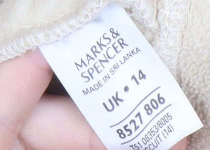 Marks & Spencer Women's Beige Full Zip Jacket