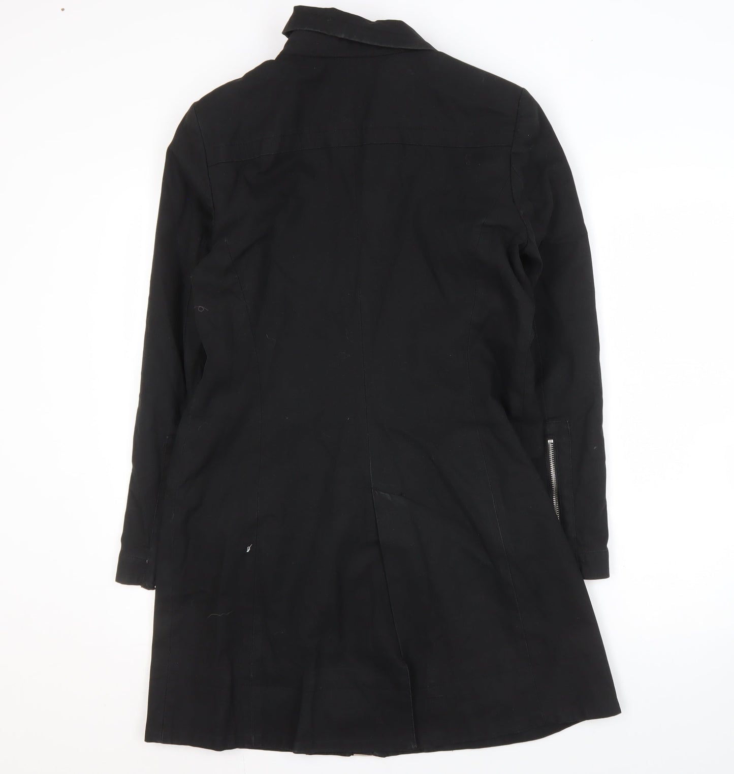 Zara Basic Women's Black Long Coat L