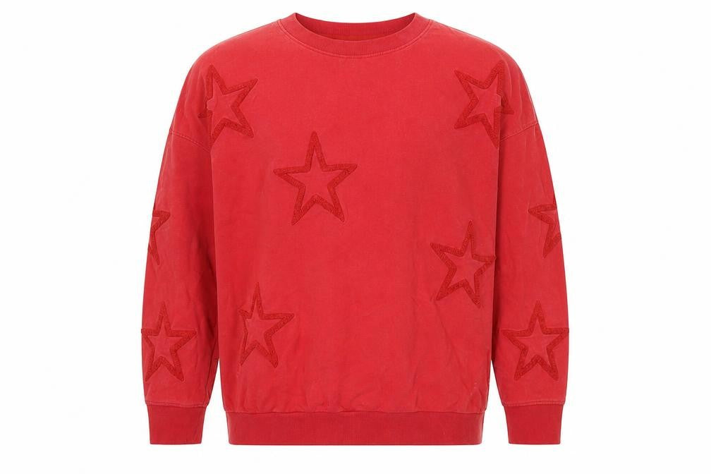 Next XL Men's Red Star Pullover Sweatshirt