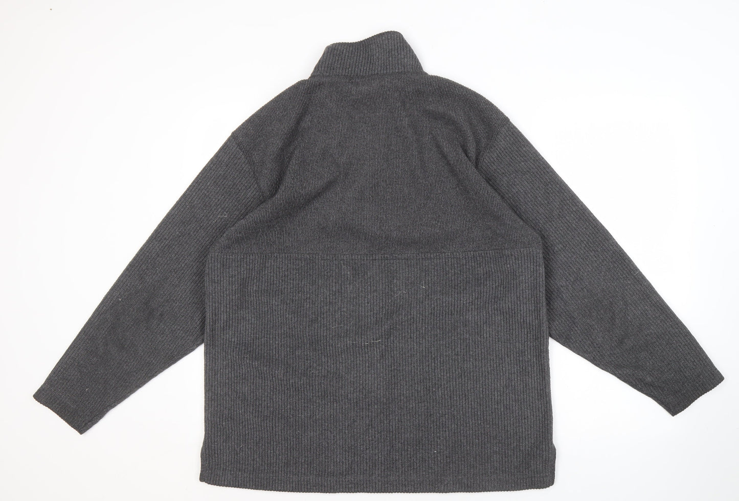 NEXT Men's Grey Medium 1/2 Zip Knit Sweatshirt