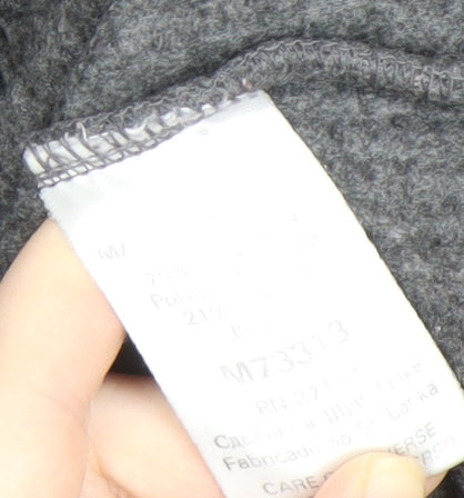 NEXT Men's Grey Medium 1/2 Zip Knit Sweatshirt