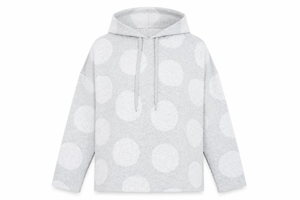 Marks & Spencer Women's Grey Polka Dot Hoodie Size 20
