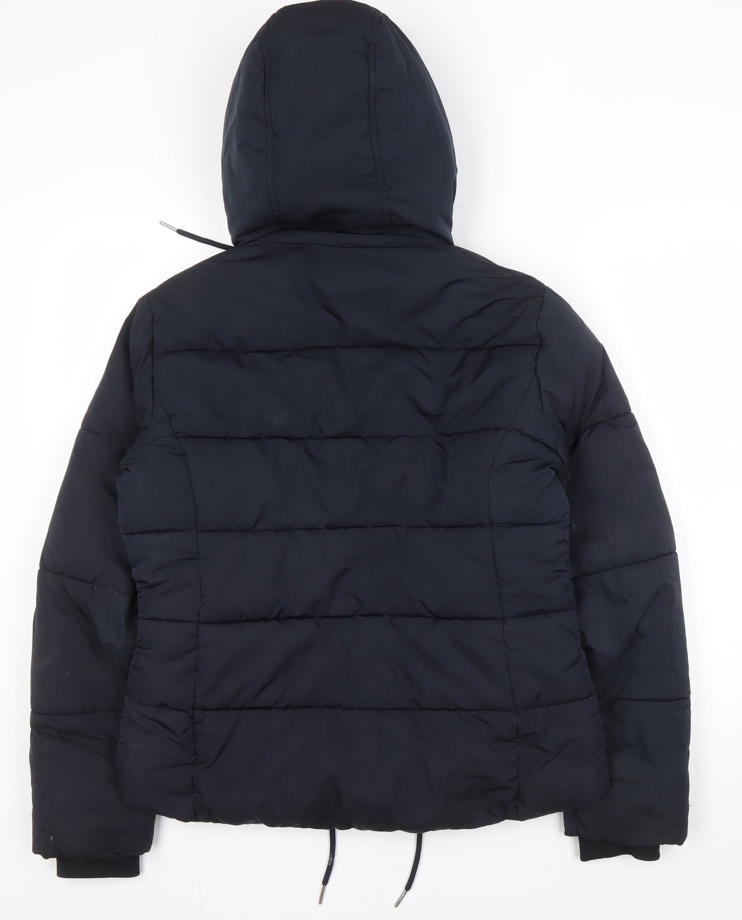 Topshop Women's Black Puffer Jacket Size 10