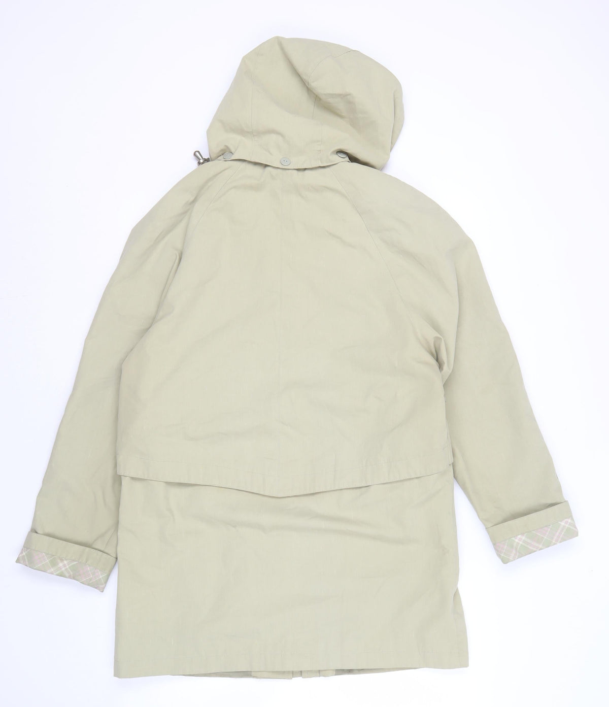 Bonmarché Women's Beige Hooded Mid-Length Jacket, Size S