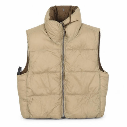 Zara Women's Beige Padded Waistcoat L