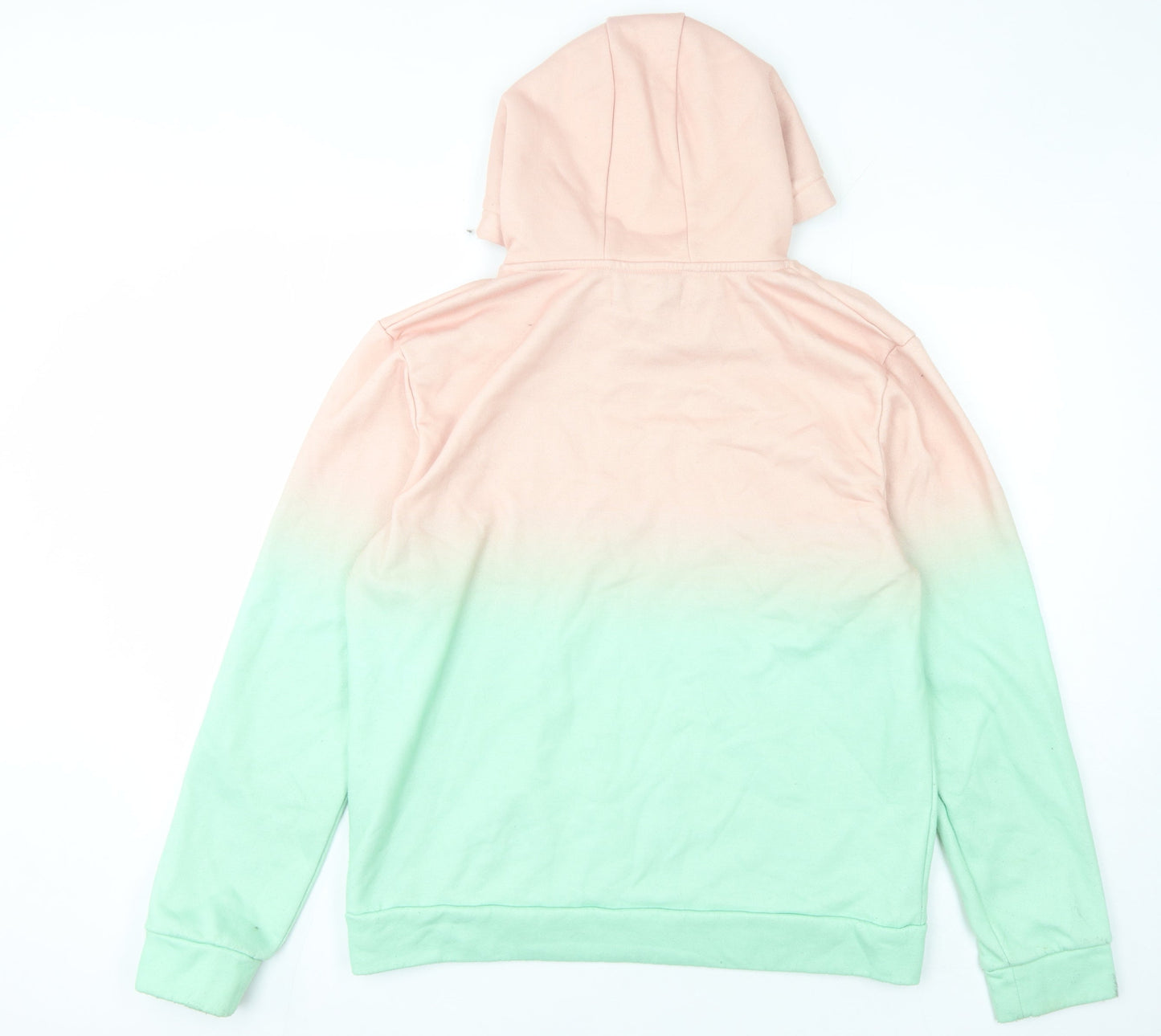 Hype Teens Pink Green Pullover Hoodie Size 16