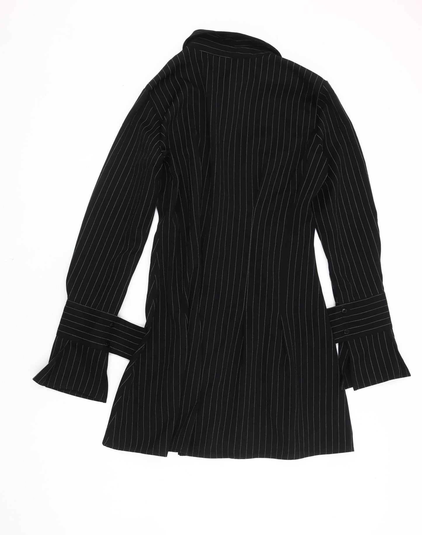 ASOS DESIGN Women's Black Button-Up Shirt Size 14