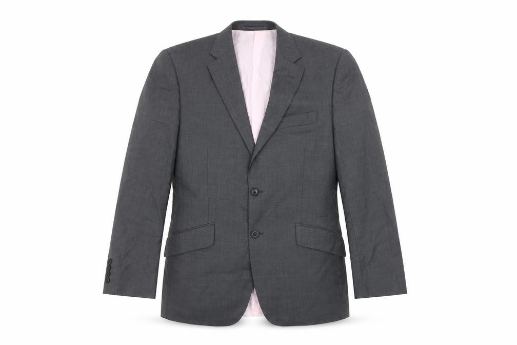 Marks & Spencer Men's Grey 38S Wool Suit Jacket