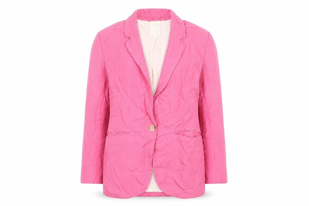H&M Women's Pink Blazer - Size 8