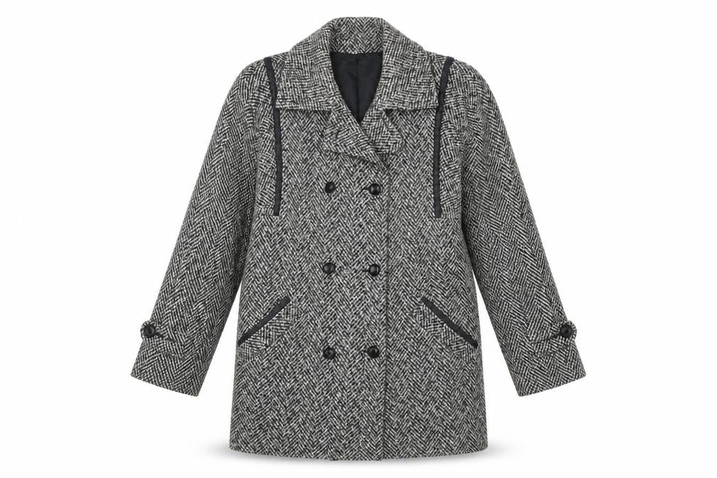 Julius Women's Grey Wool Pea Coat Size 10
