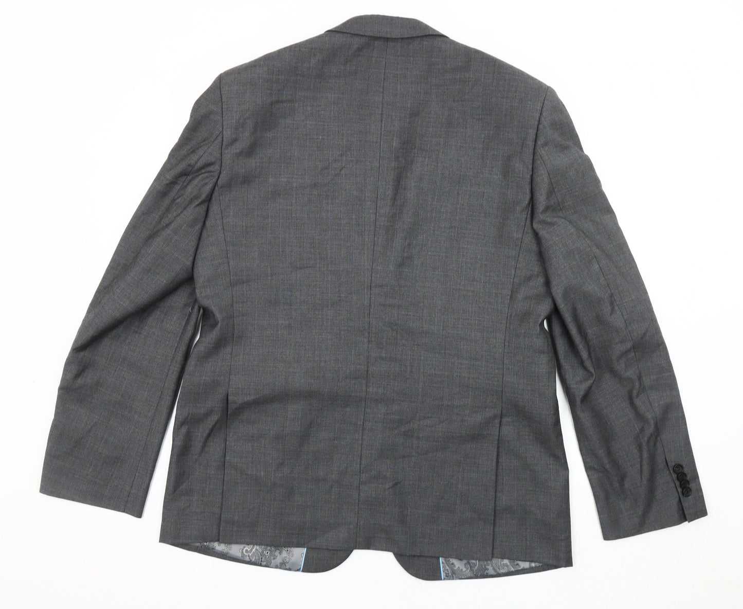 Burton Menswear Grey Slim Fit Blazer 42R